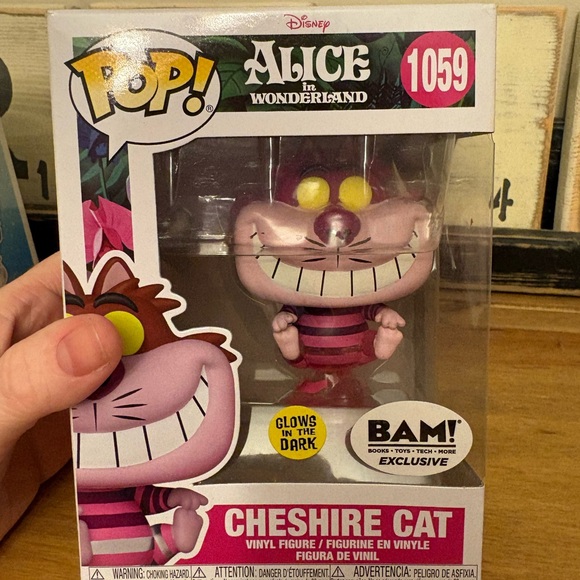 Funko Pop Cheshire Cat- Blue and Pink Figures - Picture 7 of 11